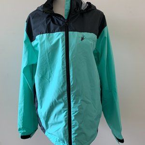 Teal Rain Jacket